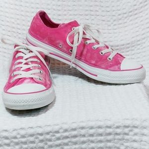 Converse Hot Pink Tie-Dyed Canvas All Stars